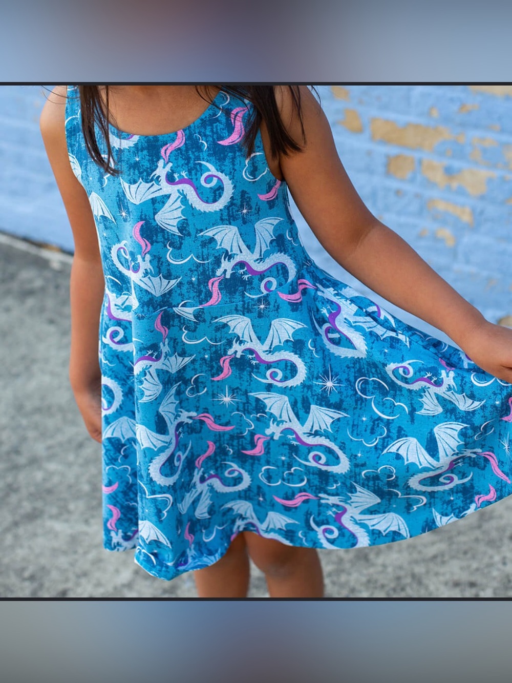 Princess Awesome "Ice and Fury" sleeveless play dress